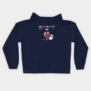 The man in the snow Kids Hoodie